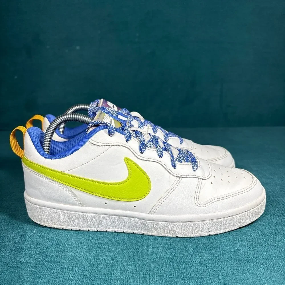 Nike Court Borough Low 2 white shoes size 7Y/8.5Women